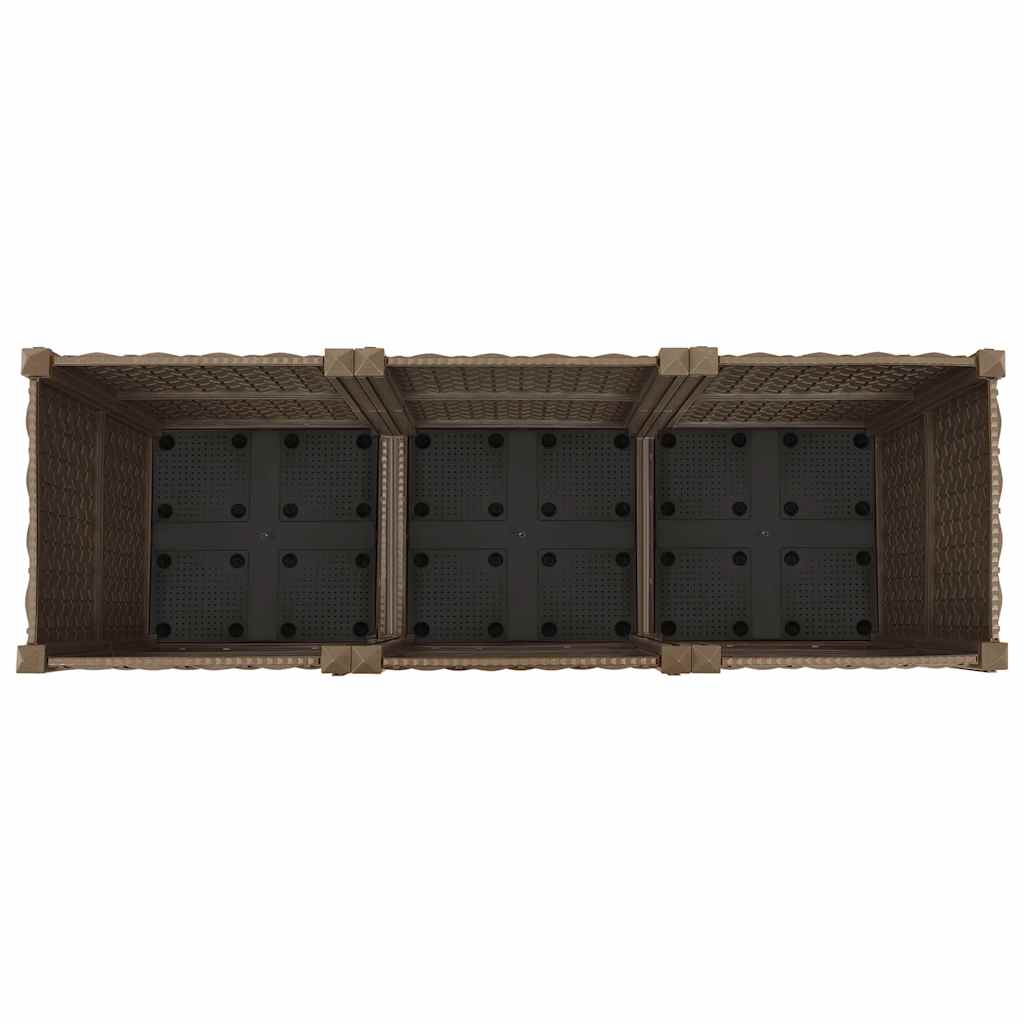 Kukkalaatikko Abelardo korotettuna 120x40x38cm (polypropeeni)