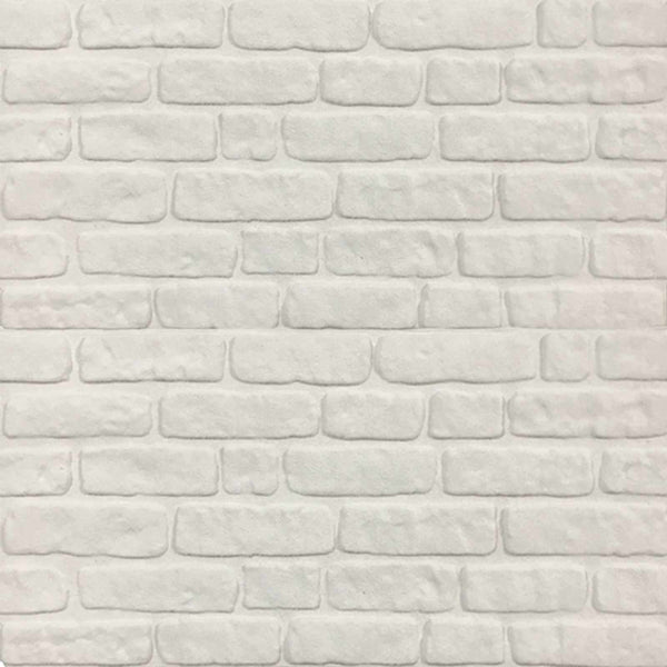 Seinäpaneelit 10 kpl 100 x 50 cm valkoinen EPS vaahtomuovi