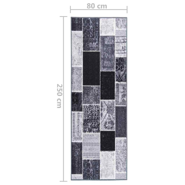 Käytävämatto harmaa 80x250 cm