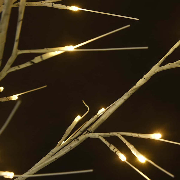 Joulukuusi 220 LED 2,2 m lämmin valkoinen paju ulos/sisälle