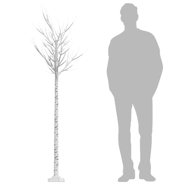 Joulukuusi 220 LED 2,2 m lämmin valkoinen paju ulos/sisälle