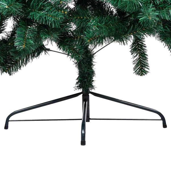 Tekojoulukuusi puolikas palloilla esivalaistu vihr. 180 cm PVC