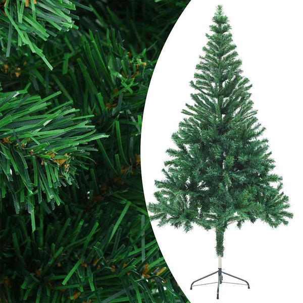 Tekojoulukuusi palloilla esivalaistu 150 cm 380 oksaa