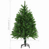 Tekojoulukuusi palloilla esivalaistu 120 cm vihreä