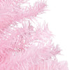 Tekojoulukuusi palloilla esivalaistu pinkki 120 cm PVC