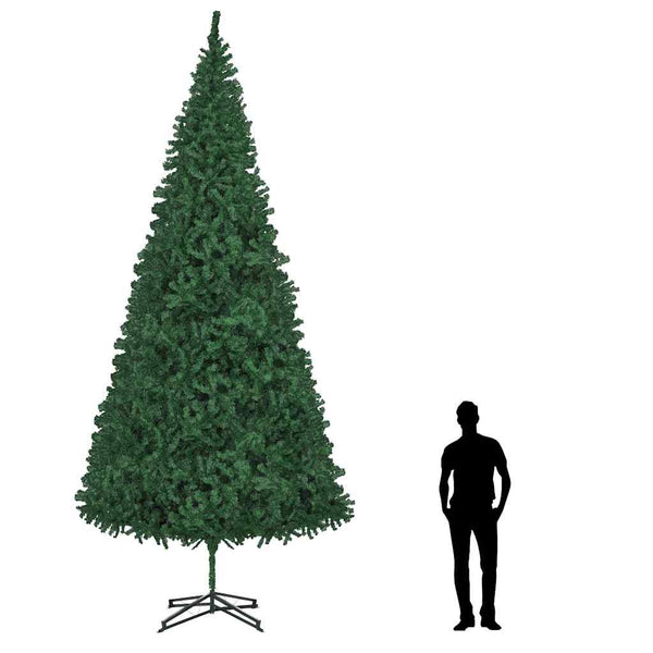 Tekojoulukuusi esivalaistu vihreä 500 cm