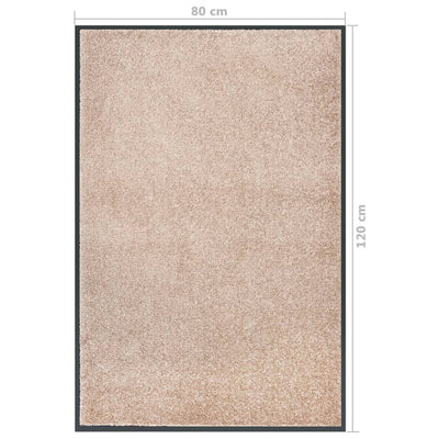 Ovimatto beige 80x120 cm