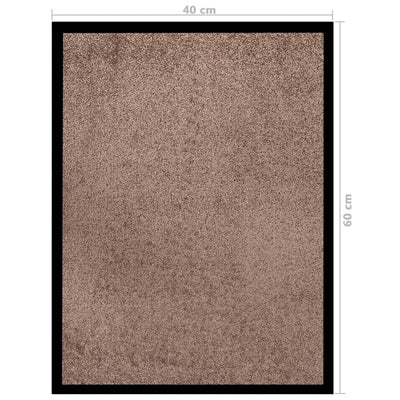 Ruskea ovimatto Holly 40x60cm