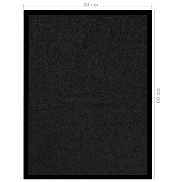 Musta ovimatto Holly 40x60cm