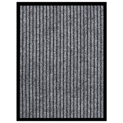 Ovimatto raidallinen harmaa 40x60 cm
