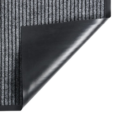 Harmaa ovimatto Tenonia 60x80cm (raidallinen)