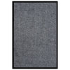 Harmaa ovimatto Tenonia 80x120cm (raidallinen)