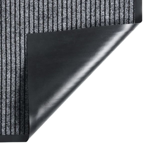 Harmaa ovimatto Tenonia 80x120cm (raidallinen)