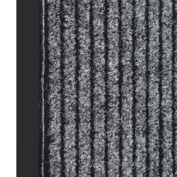 Harmaa ovimatto Tenonia 80x120cm (raidallinen)