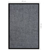 Harmaa ovimatto Tenonia 80x120cm (raidallinen)