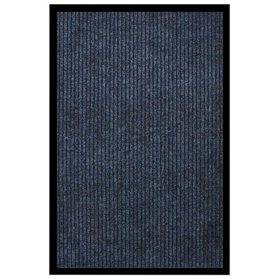 Ovimatto raidallinen sininen 80x120 cm