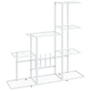 Valkoinen kukkateline Otonoga 94,5x25x88cm (metalli)