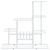 Valkoinen kukkateline Otonoga 94,5x25x88cm (metalli)
