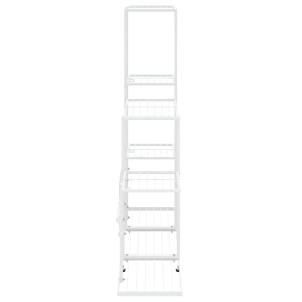 Valkoinen kukkateline Otonoga 94,5x25x88cm (metalli)