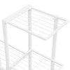 Valkoinen kukkateline Otonoga 94,5x25x88cm (metalli)