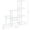 Valkoinen kukkateline Otonoga 94,5x25x88cm (metalli)