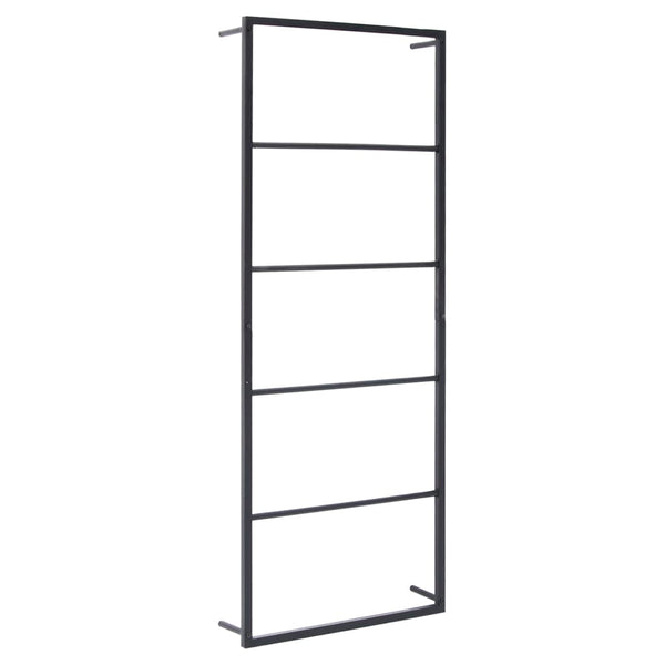 Pyyheteline musta 45x10x115 cm teräs