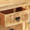 Senkki 110x30x74 cm karkea mangopuu