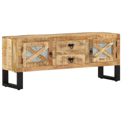 TV-taso 110x30x45 cm karkea mangopuu