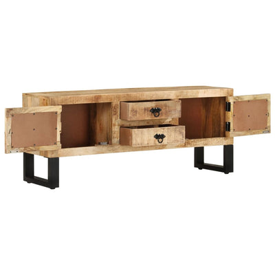 TV-taso 110x30x45 cm karkea mangopuu