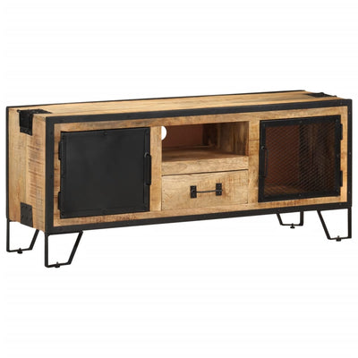 TV-taso 110x31x46 cm karkea mangopuu