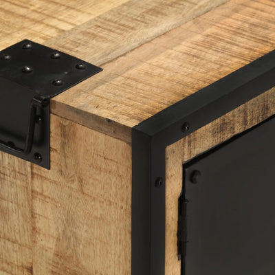 TV-taso 110x31x46 cm karkea mangopuu