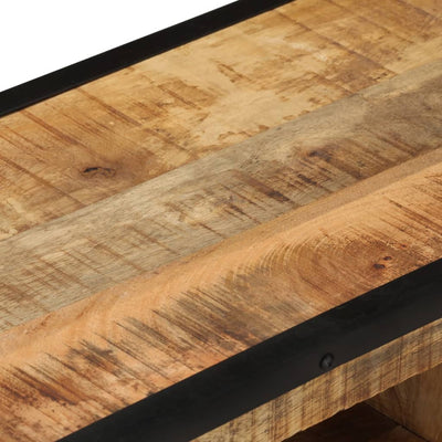 TV-taso 110x31x46 cm karkea mangopuu