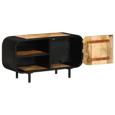 TV-taso 90x30x48 cm karkea mangopuu