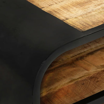 TV-taso 90x30x48 cm karkea mangopuu