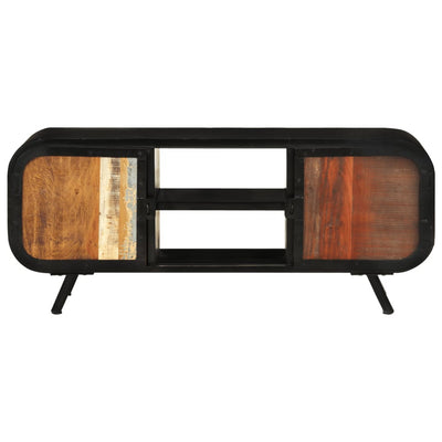 TV-taso 110x30x45 cm kierrätetty täyspuu