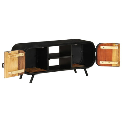 TV-taso 110x30x45 cm kierrätetty täyspuu