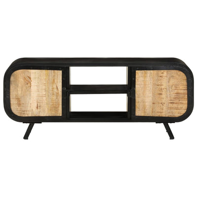 TV-taso 110x30x45 cm karkea mangopuu