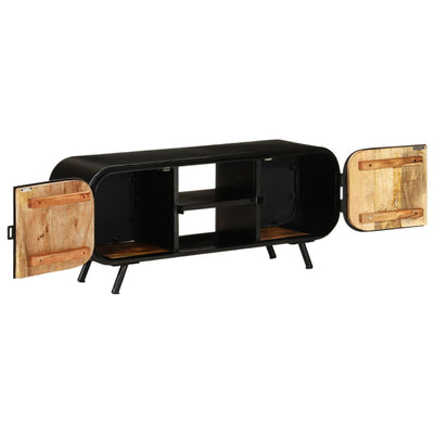 TV-taso 110x30x45 cm karkea mangopuu
