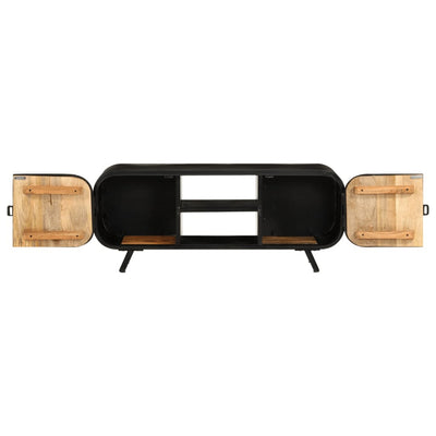 TV-taso 110x30x45 cm karkea mangopuu