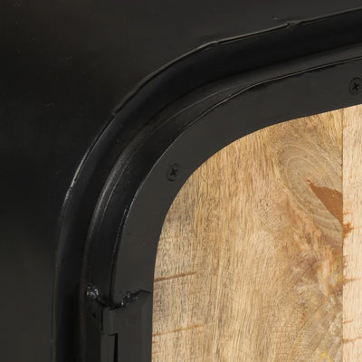 TV-taso 110x30x45 cm karkea mangopuu