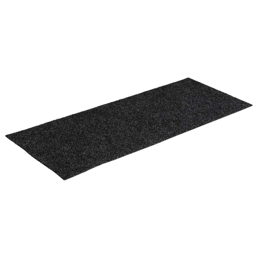 Nicolau 60x25cm harmaat itsekiinnittyvät porrasmatot (15 kpl) suorakaide