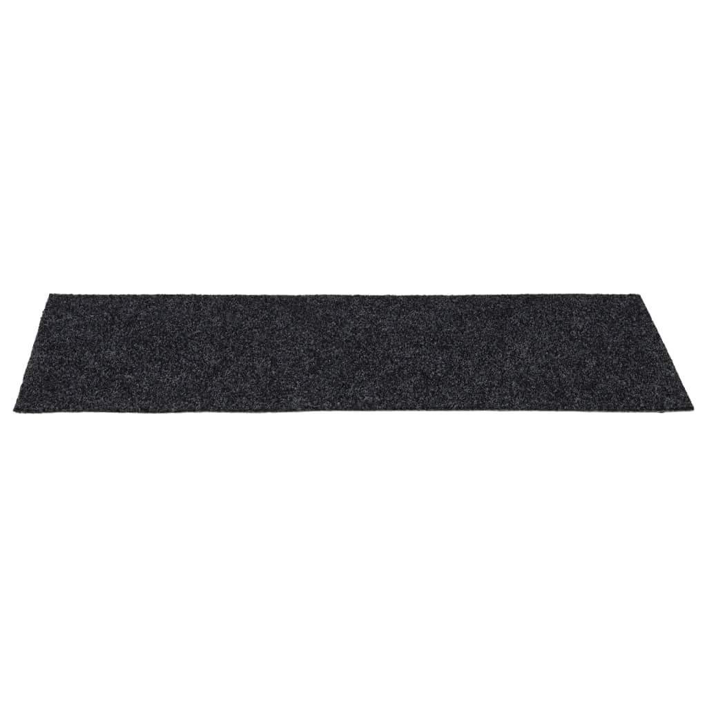Nicolau 60x25cm harmaat itsekiinnittyvät porrasmatot (15 kpl) suorakaide