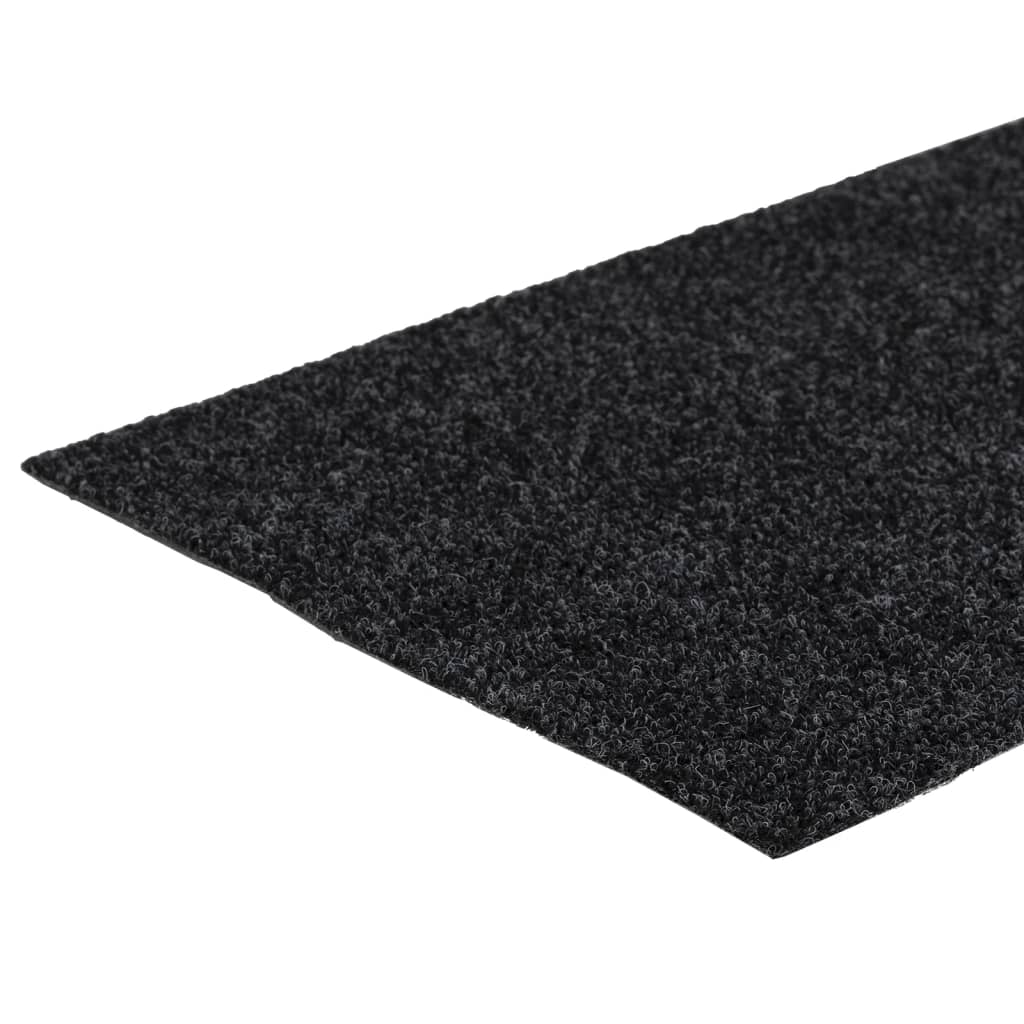 Nicolau 60x25cm harmaat itsekiinnittyvät porrasmatot (15 kpl) suorakaide