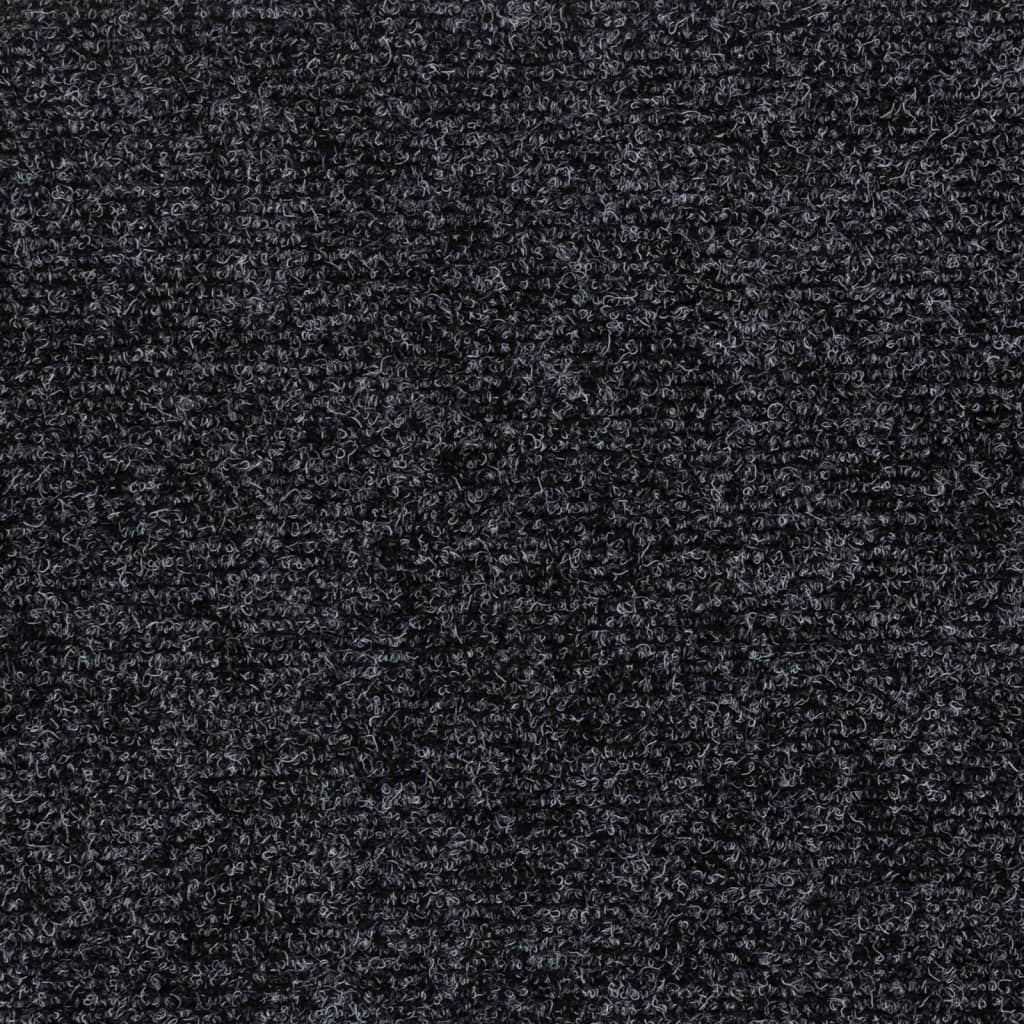 Nicolau 60x25cm harmaat itsekiinnittyvät porrasmatot (15 kpl) suorakaide