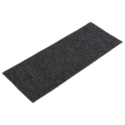 Itsekiinnittyvät porrasmatot suorakaide 15 kpl 60x25 cm musta