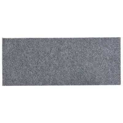 Itsekiinnittyvät porrasmatot suorakaide 15 kpl 60x25 cm harmaa