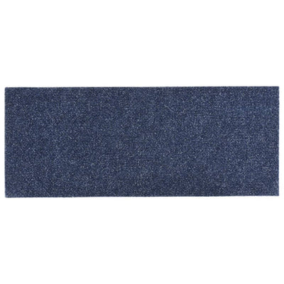 Itsekiinnittyvät porrasmatot suorakaide 15 kpl 60x25 cm sininen