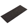 Itsekiinnittyvät porrasmatot suorakaide 15 kpl 60x25 cm ruskea