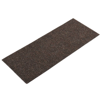 Itsekiinnittyvät porrasmatot suorakaide 15 kpl 60x25 cm ruskea