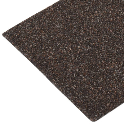 Itsekiinnittyvät porrasmatot suorakaide 15 kpl 60x25 cm ruskea